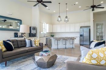 Resident clubroom with hdtv entertainment